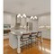 Z-Lite Leila Chandelier, 5-Light, 26 In.W x 10 In.H, Brushed Nickel/White Linen 744-26R-BN - alternate 5